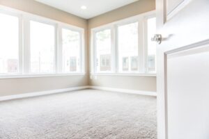 Empty Bedroom Without Window Condensation